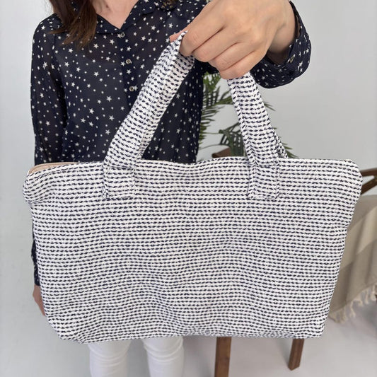 Atlas Mosaic Convertible Turkish Towel Beach Bag