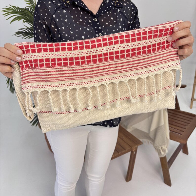 Anatolian Ember Convertible Turkish Towel Beach Bag