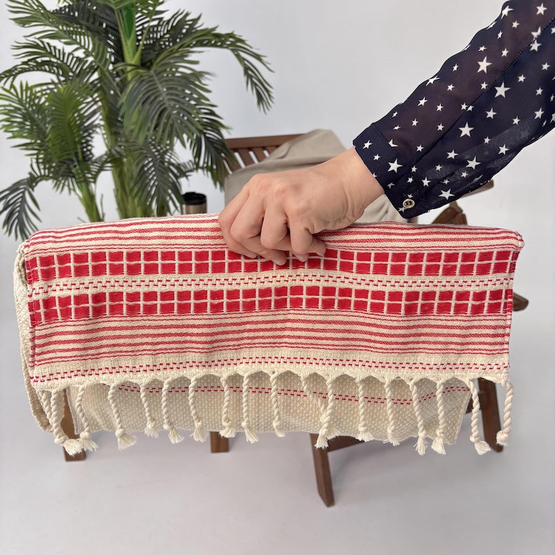 Anatolian Ember Convertible Turkish Towel Beach Bag