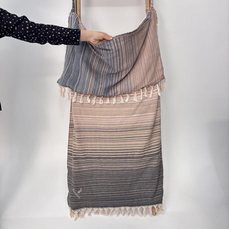Cappadocia Dusk Convertible Turkish Towel Beach Bag