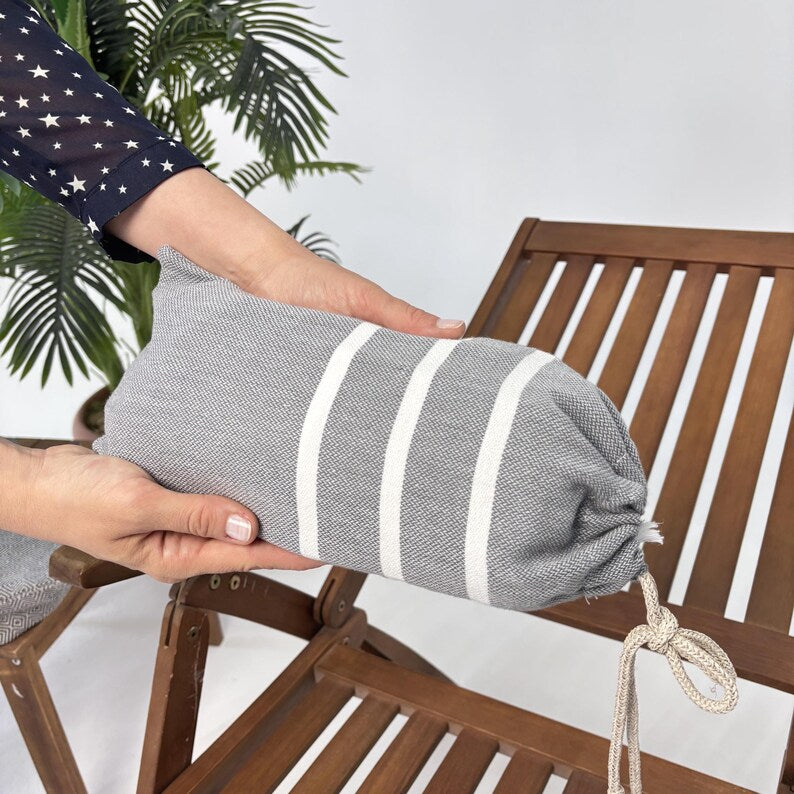 Slate Harbor Convertible Turkish Towel Beach Bag