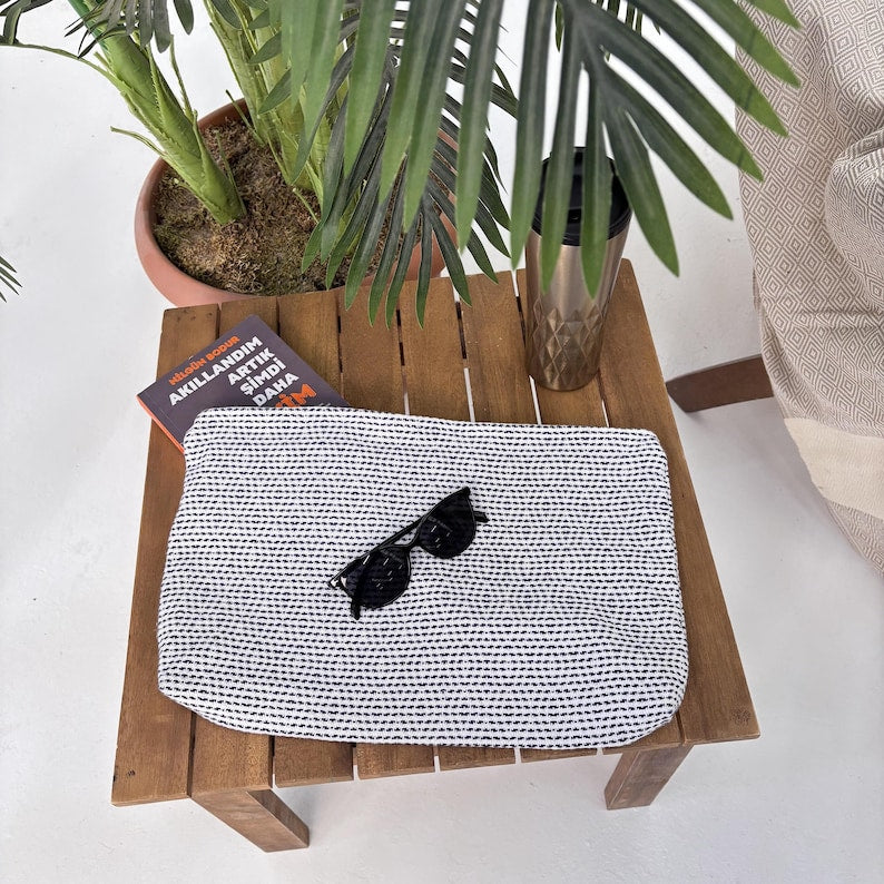 Moonstone Weave Convertible Turkish Towel Beach Bag