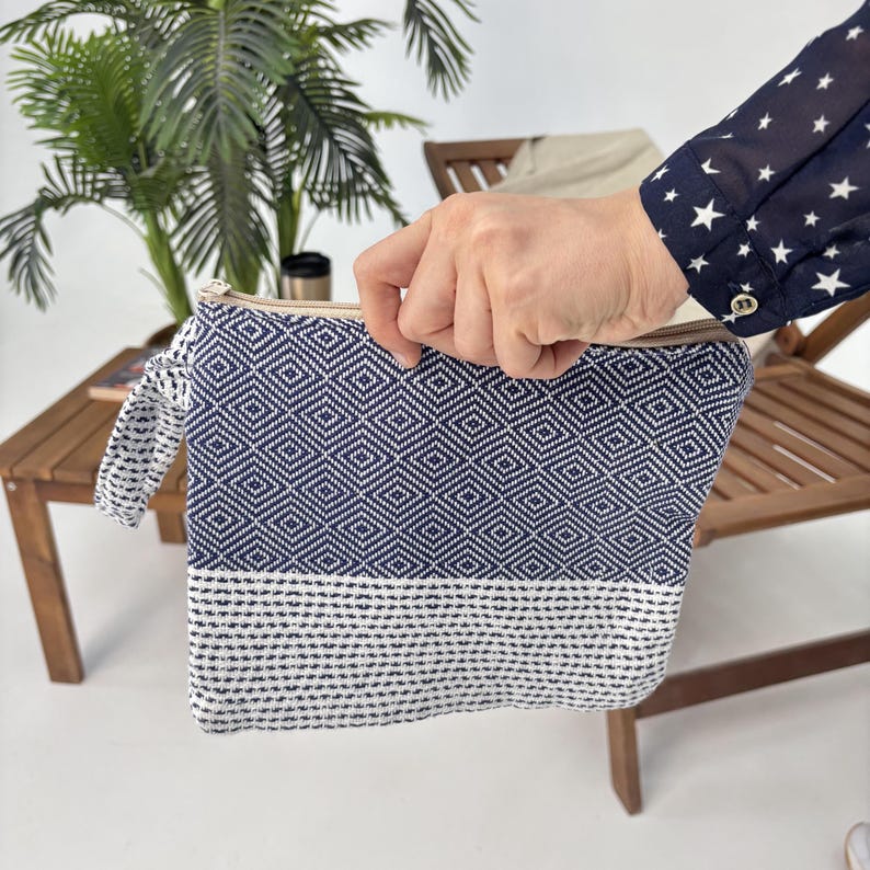 Indigo Loom Convertible Turkish Towel Beach Bag