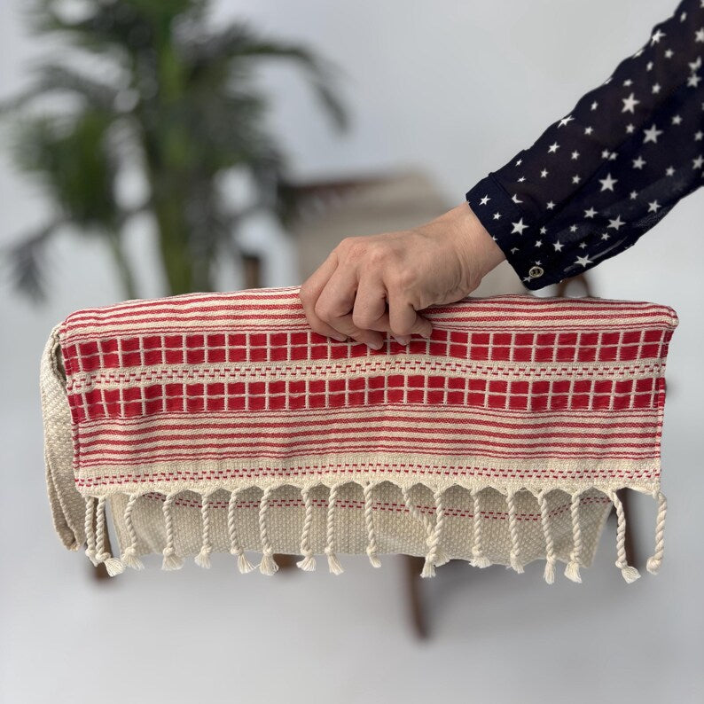 Anatolian Ember Convertible Turkish Towel Beach Bag
