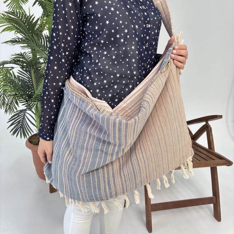 Cappadocia Dusk Convertible Turkish Towel Beach Bag