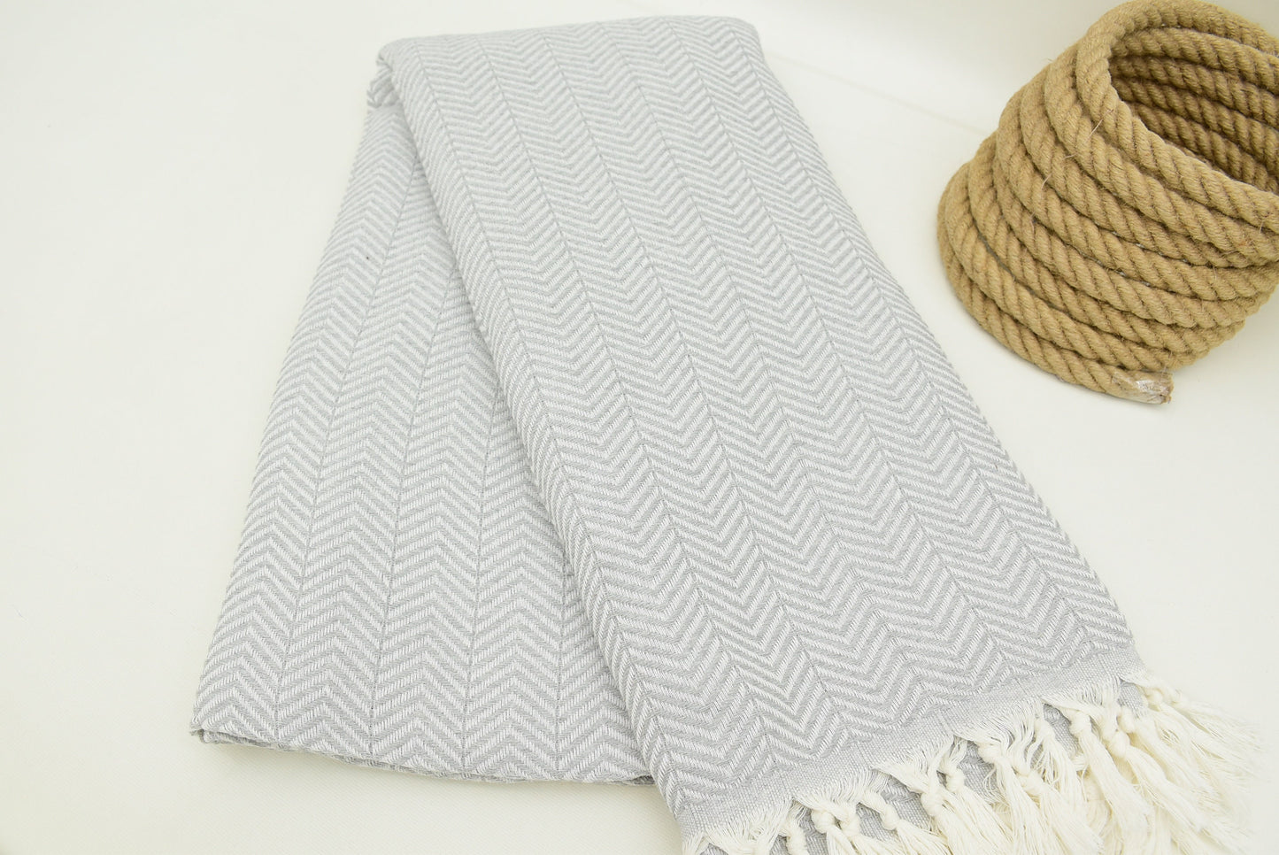 79x90 Light Gray Blanket, Zigzag Turkish Blanket,Large Bedspread,Bed Cover,Turkish Beach Towel 200x230cm Blanket Throw, Soft Bct-Arrw-Pk