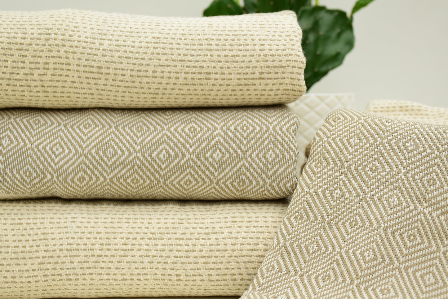 Blanket,Turkish Blanket,Throw, Beige Diamond Blankets Bed Cover Organic Cotton Towels,79x90 Towel, Home Decor Blanket,Diamond, Iso-PK-nfs