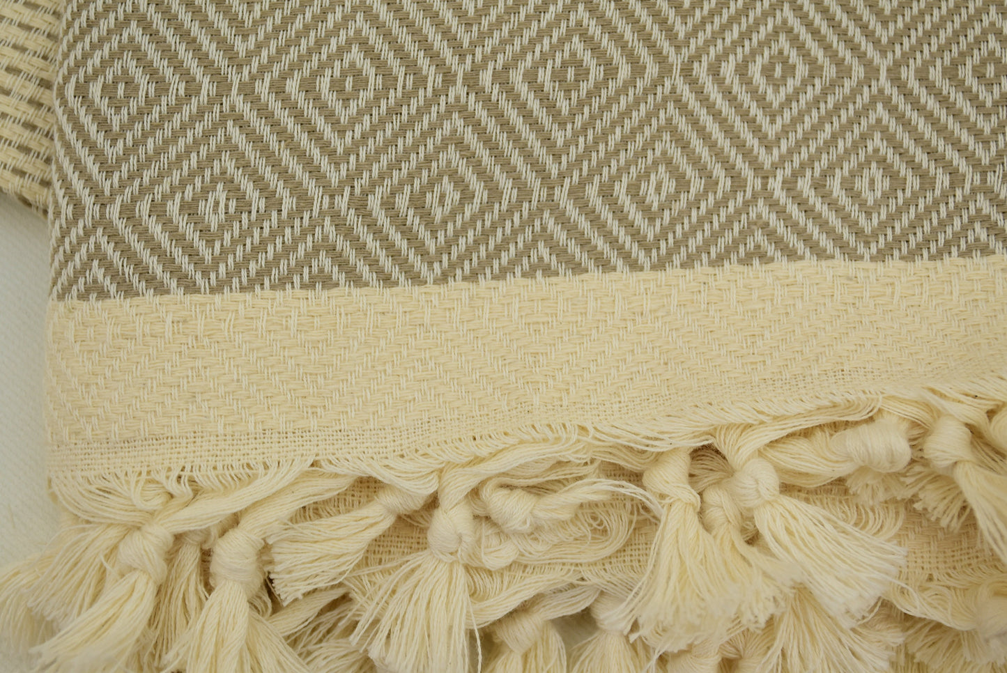 Blanket,Turkish Blanket,Throw, Beige Diamond Blankets Bed Cover Organic Cotton Towels,79x90 Towel, Home Decor Blanket,Diamond, Iso-PK-nfs