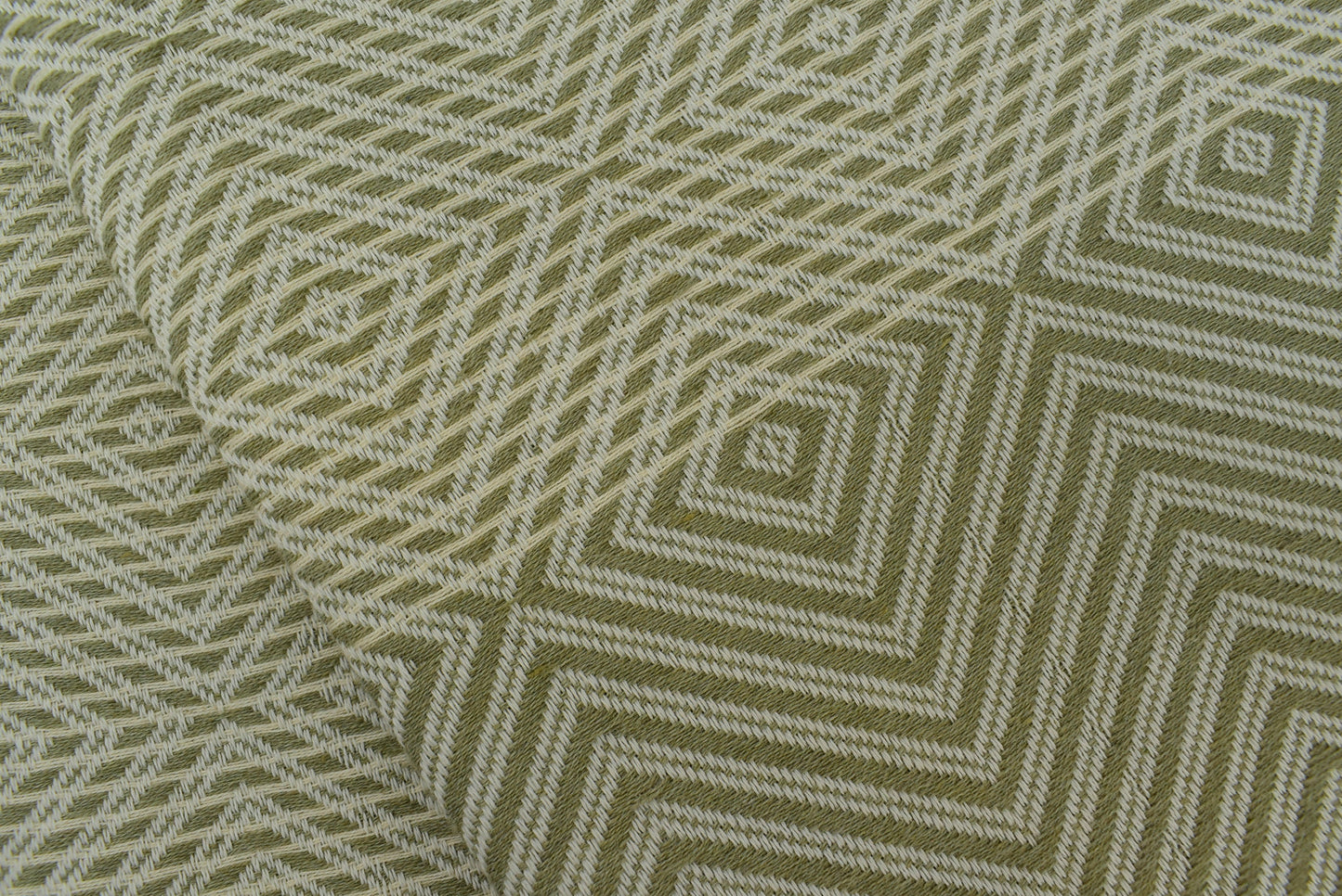 Turkish Blanket,Organic Blanket, Bedding Blanket, Bedspread,75" x 87", Green Blanket, Beach Blanket,Handwoven Blanket,Blanket Bct-Drm-Pk