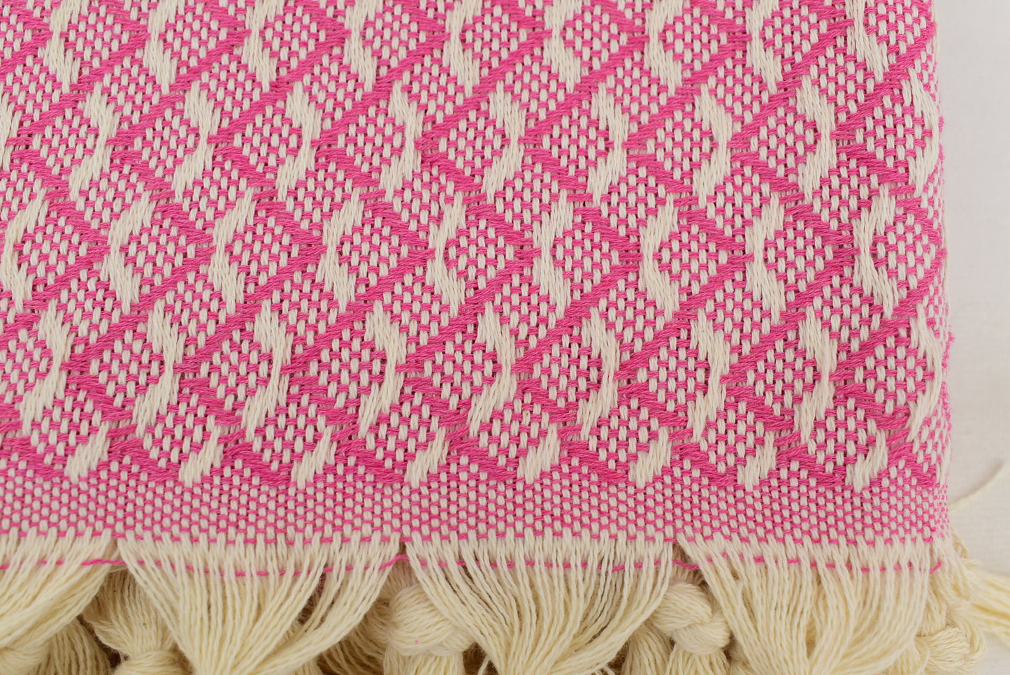 Turkish Blanket,Organic Blanket, Beach Blanket, Throw Blanket, Bedding Blanket, Bedspread, Fuchsia Picnic Blanket, 95" x 103" Bct-Pk-Tc