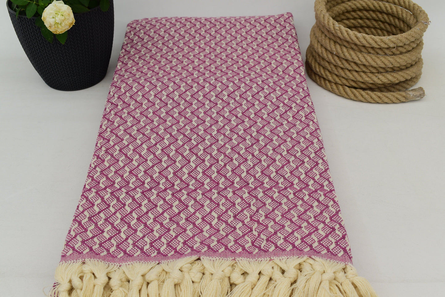 Turkish Blanket,Organic Blanket, Beach Blanket, Throw Blanket, Bedding Blanket, Bedspread, Table Cloth Blanket, 95" x 103" Bct-Pk-Tc