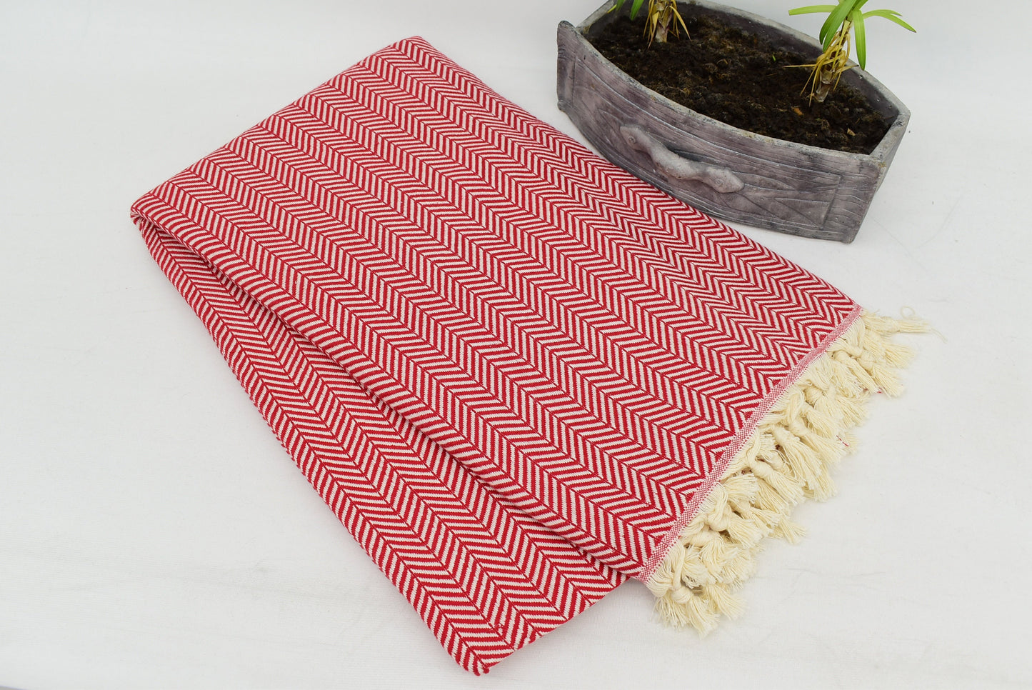 Turkish Blanket,Organic Blanket, Beach Blanket, Throw Blanket, Bedding Blanket, Bedspread, 70" x 87", Red Blanket,Wholesale Bct-Arrw-Pk