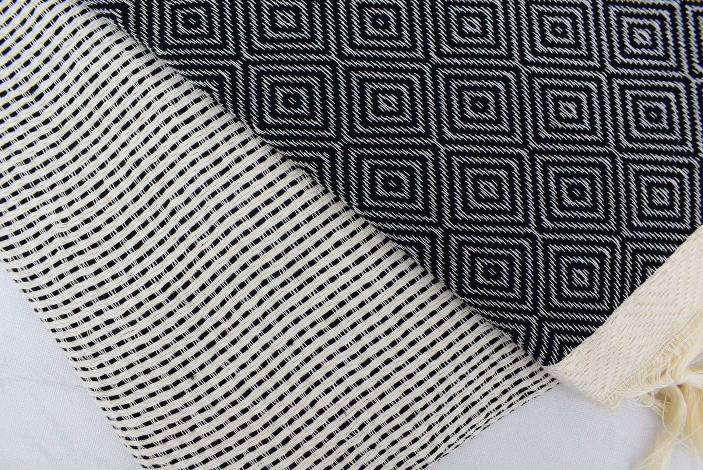 Throw Blanket, Turkish Blanket, Black Diamond Blankets Bed Cover, Organic Cotton Towels, 79x90 Blanked , Hotel Blanket, Iso-Nfs-Pk