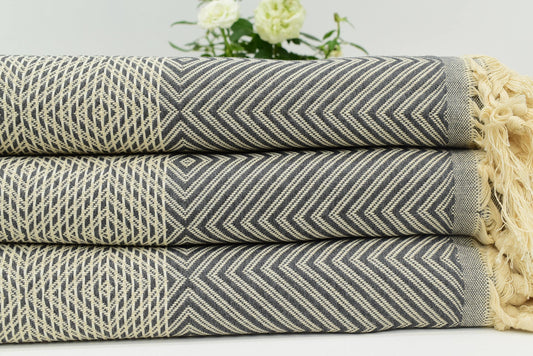 75" x 87", Turkish Blanket,Organic Blanket, Bedding Blanket, Bedspread, Handwoven Blanket, Beach Blanket, Pilates Blanket Bct-Drm-Pk