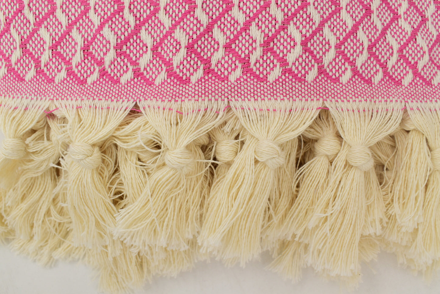 Turkish Blanket,Organic Blanket, Beach Blanket, Throw Blanket, Bedding Blanket, Bedspread, Fuchsia Picnic Blanket, 95" x 103" Bct-Pk-Tc