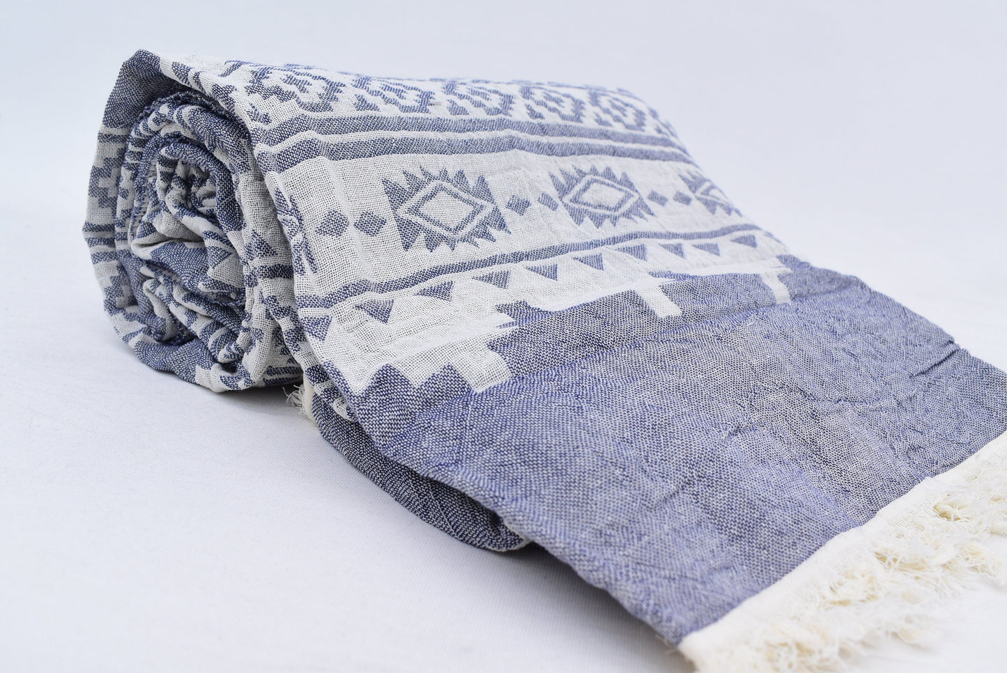 Geometric Blanket, 59x90 Navy Blue Blanket, Blanket, Bedspread Blanket, Turkey Blanket, Organic Blanket, Unique Blanket Yrm-Jk5-Pk