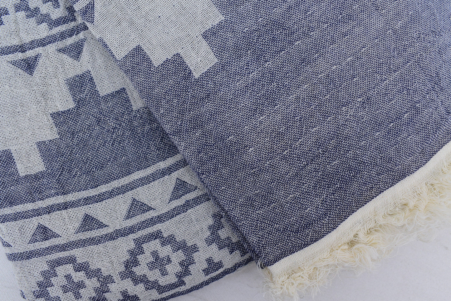 Geometric Blanket, 59x90 Navy Blue Blanket, Blanket, Bedspread Blanket, Turkey Blanket, Organic Blanket, Unique Blanket Yrm-Jk5-Pk