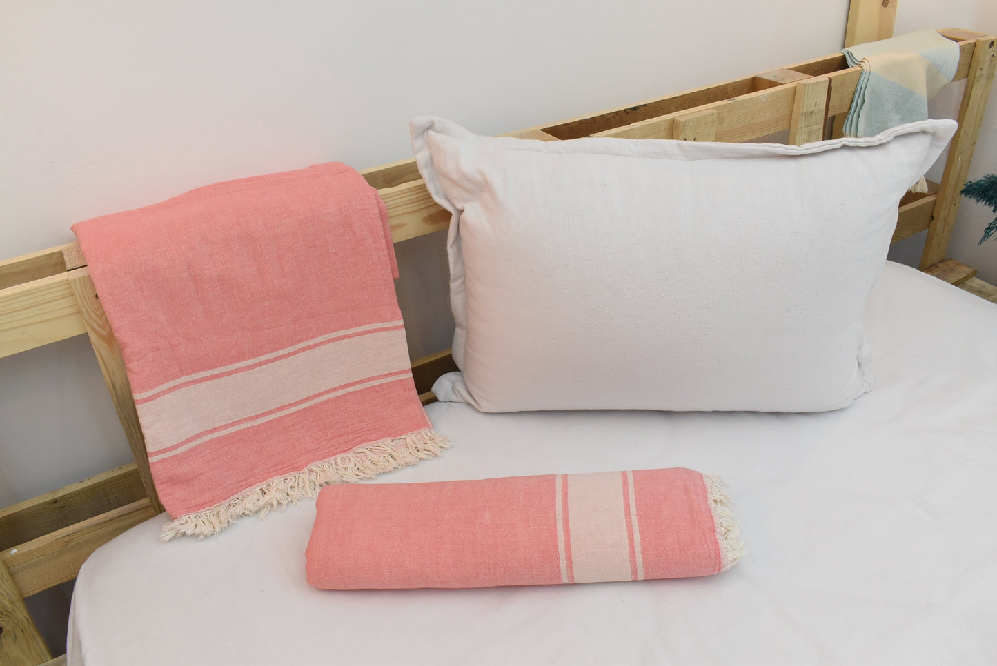 Turkish Aztec Blanket, 150x180 cm-60x70 inches,PINK Tablecloth, Beach Blanket, Outdoor Blanket,Aztec Blanket, Picnic Blanket Bll-SftSft-Pk