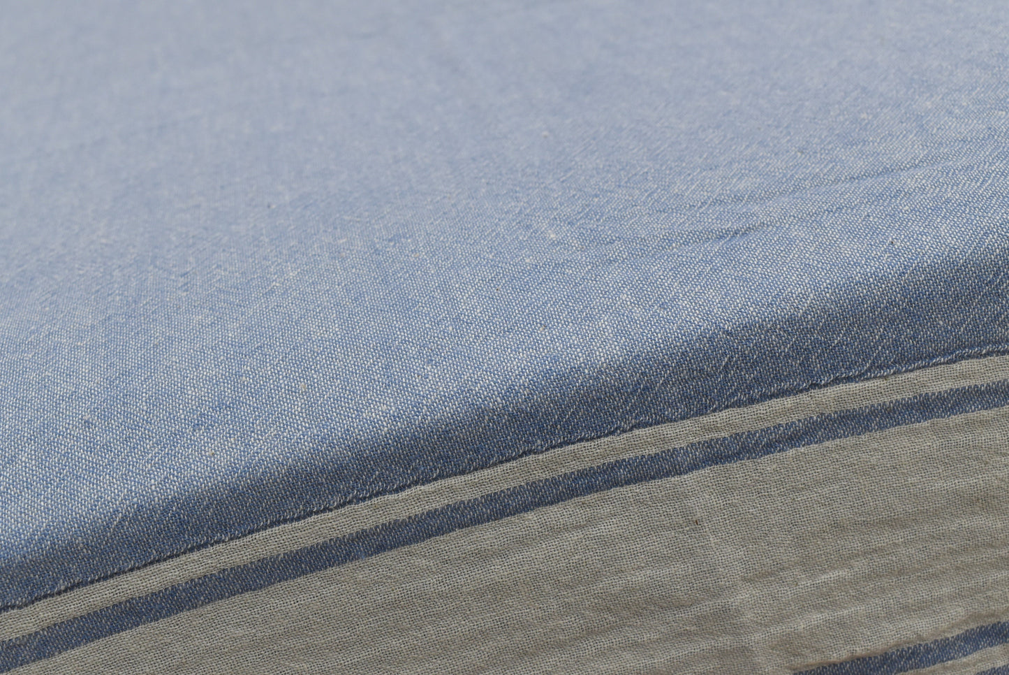 Blue Cotton Turkish Blanket, 150x180 cm-60x70 inches,Tablecloth, Beach Blanket, Outdoor Blanket,Aztec Blanket, Picnic Blanket Bll-SftSft-Pk