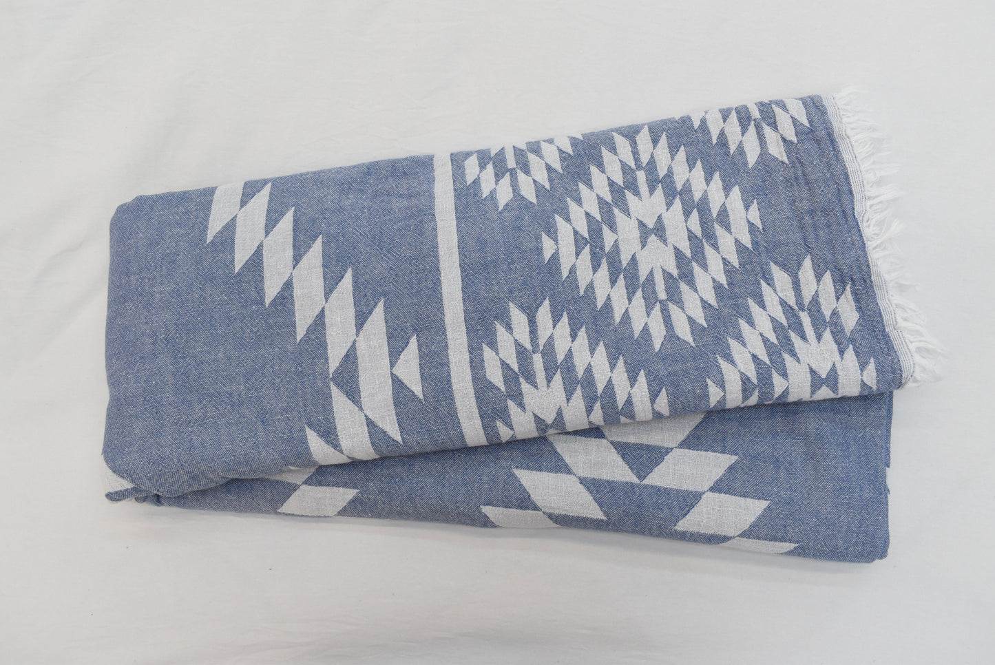 NAVY Wedding Blanket,Turkish Blanket, Throw Blanket, 150x210 cm-60x82 inches, Beach Blanket, Kilim Design Blanket, Picnic Blanket Bll-Klm-Pk