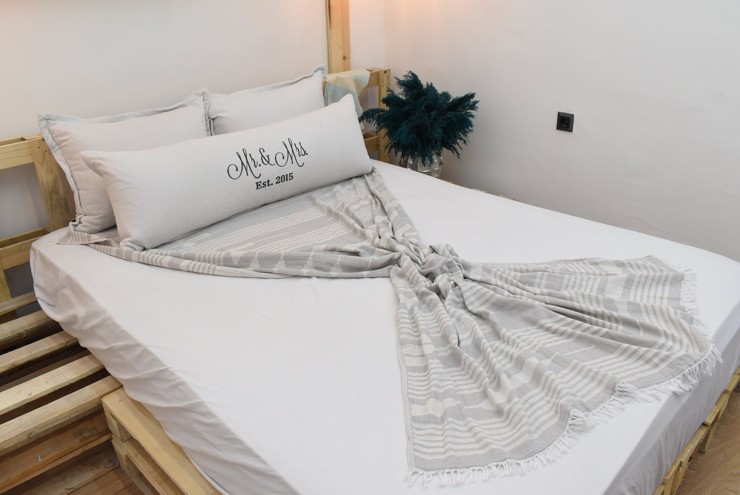 Wholesale Blankets, Tablecloth, Gift Blanket, Gray Beach Blanket, Turkish Blanket, Throw Blanket, 140x180 cm-55x70 inches, Bll-Brst-Pk