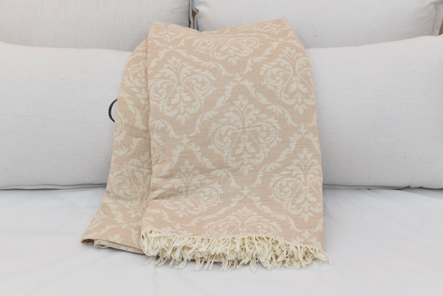 Light Brown Beach Blanket,Turkish Blanket, 260x270cm-102x106 inches,Couch Blanket,Oversize Blanket,Throw Blanket, Gift Blanket Bll-DzBrk-Pk