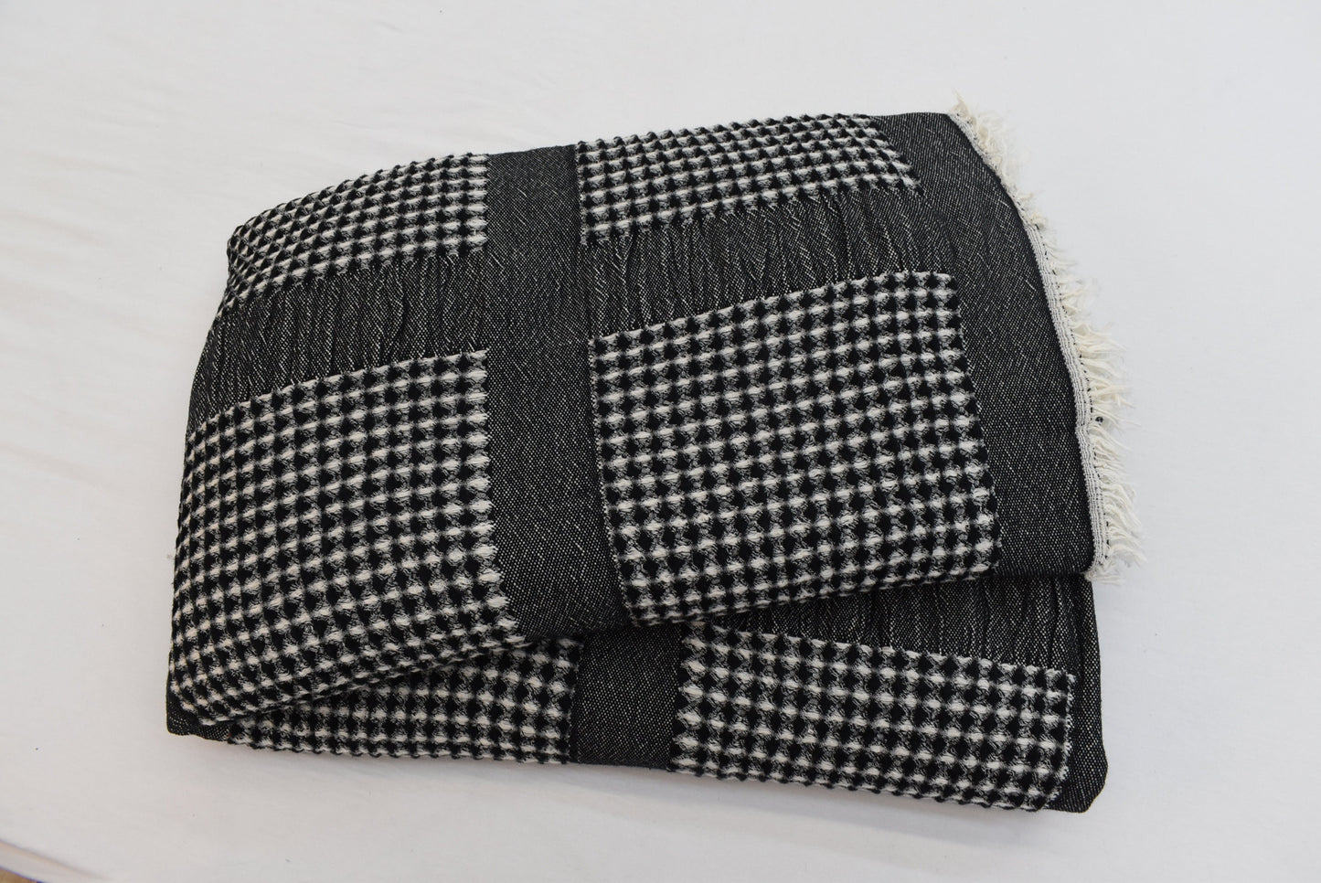 BLACK Turkish Blankets, Bedspread, Blanket,Throw Blankets, Beach Blanket, 240x250 cm-94x98 inches,Yoga Blanket, Large Tablecloth Bll-Wfl-Pk