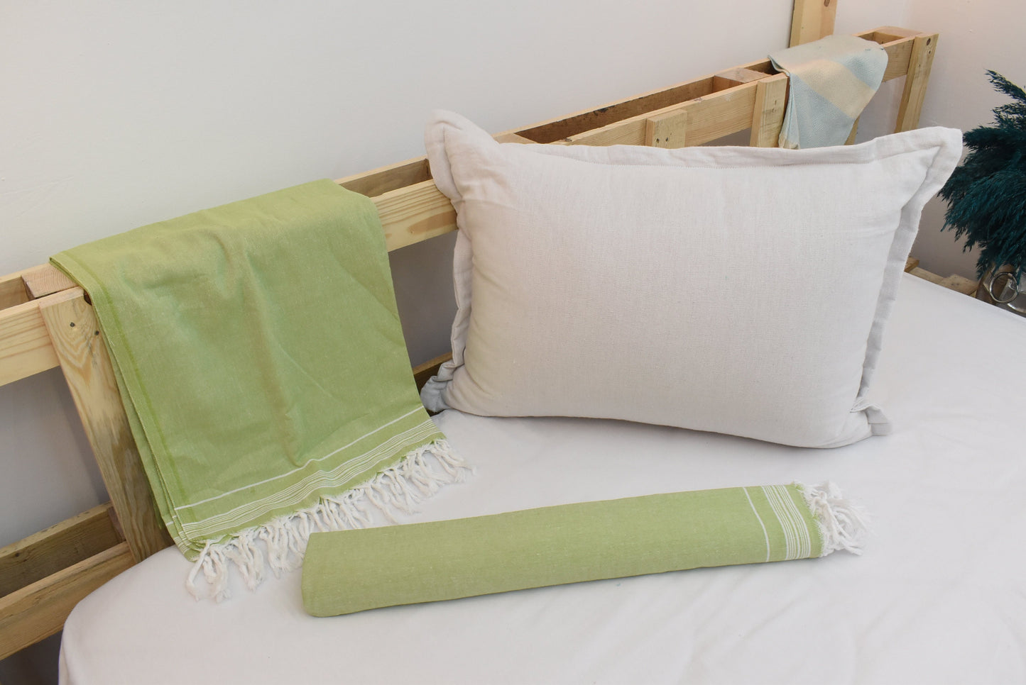 Turkish Blanket, Bedspread, 60"x92",Striped Blanket,Throw Blanket, Pistachio Green Blanket,Wholesale Blanket,Sofa Blanket Bll-Crsf-Pk