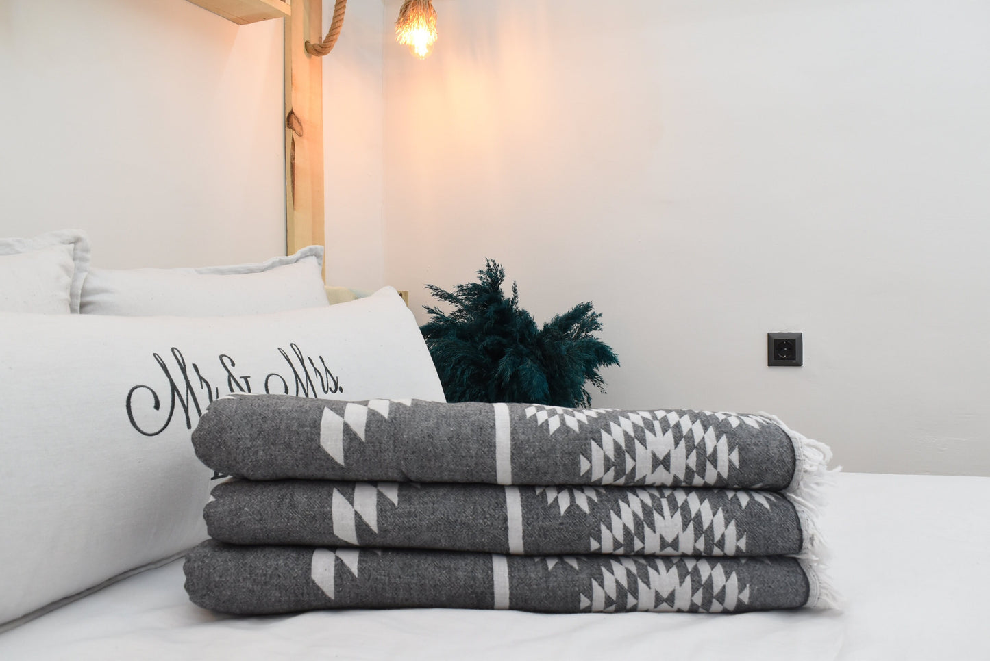 Beach Picnic Blanket, Black Blanket, Throw Blanket, 150x210 cm-60x82 inches, Beach Blanket, Kilim Design Blanket, Picnic Blanket Bll-Klm-Pk