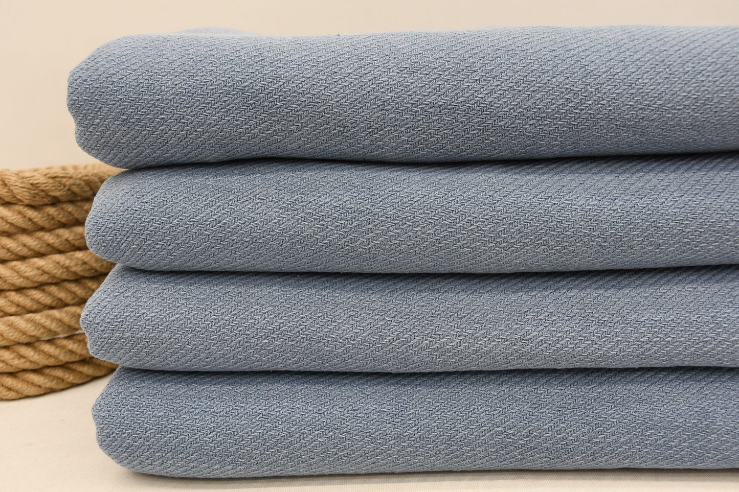 Bed cover, Turkish Blanket, Beach Blanket, 63"x98", Stonewashed Blanket, Blue Sofa Blanket, Fringeless Yoga Blanket, Tablecloth, Bct-Tslm-Pk