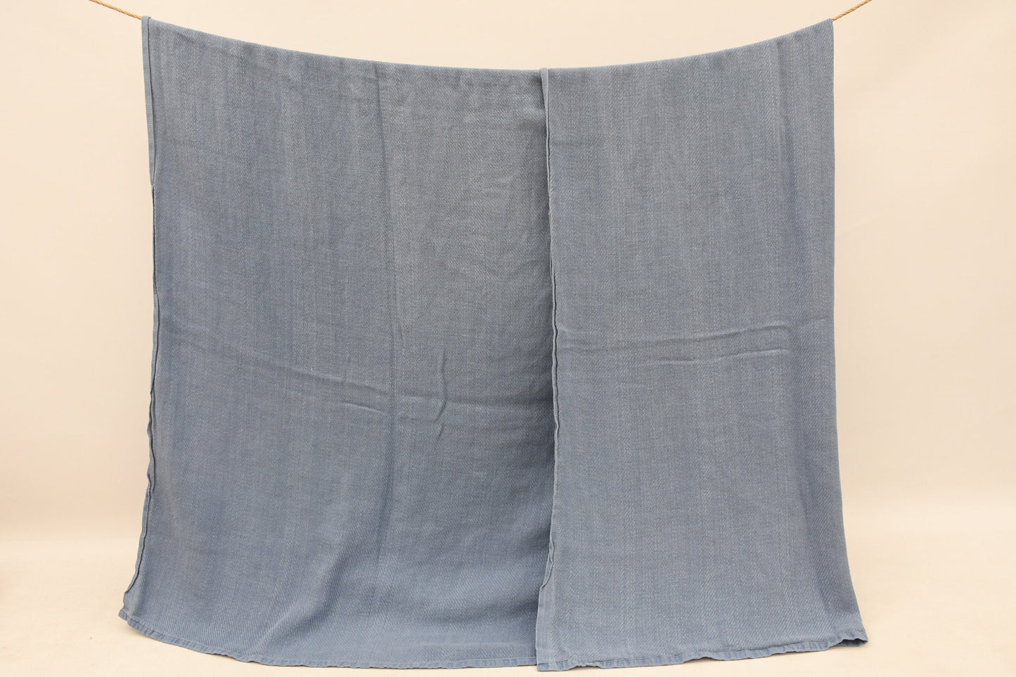 Bed cover, Turkish Blanket, Beach Blanket, 63"x98", Stonewashed Blanket, Blue Sofa Blanket, Fringeless Yoga Blanket, Tablecloth, Bct-Tslm-Pk