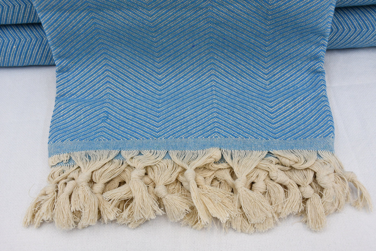 Bedspread, Throw Blanket, Turkish Blanket, Organic Cotton Blanket, Turquoise Blanket, Diamond Design Blanket, 67"x86" Blanket, Shsr-Arrw-Pk