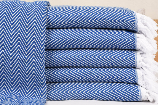 Bed Blanket, Turkish Blanket, Picnic Blanket, Wedding Blanket, Sofa Blanket, Bedcover, Sax Blue Blanket, 78x86 inches Blanket, Iso-Dml-Pk
