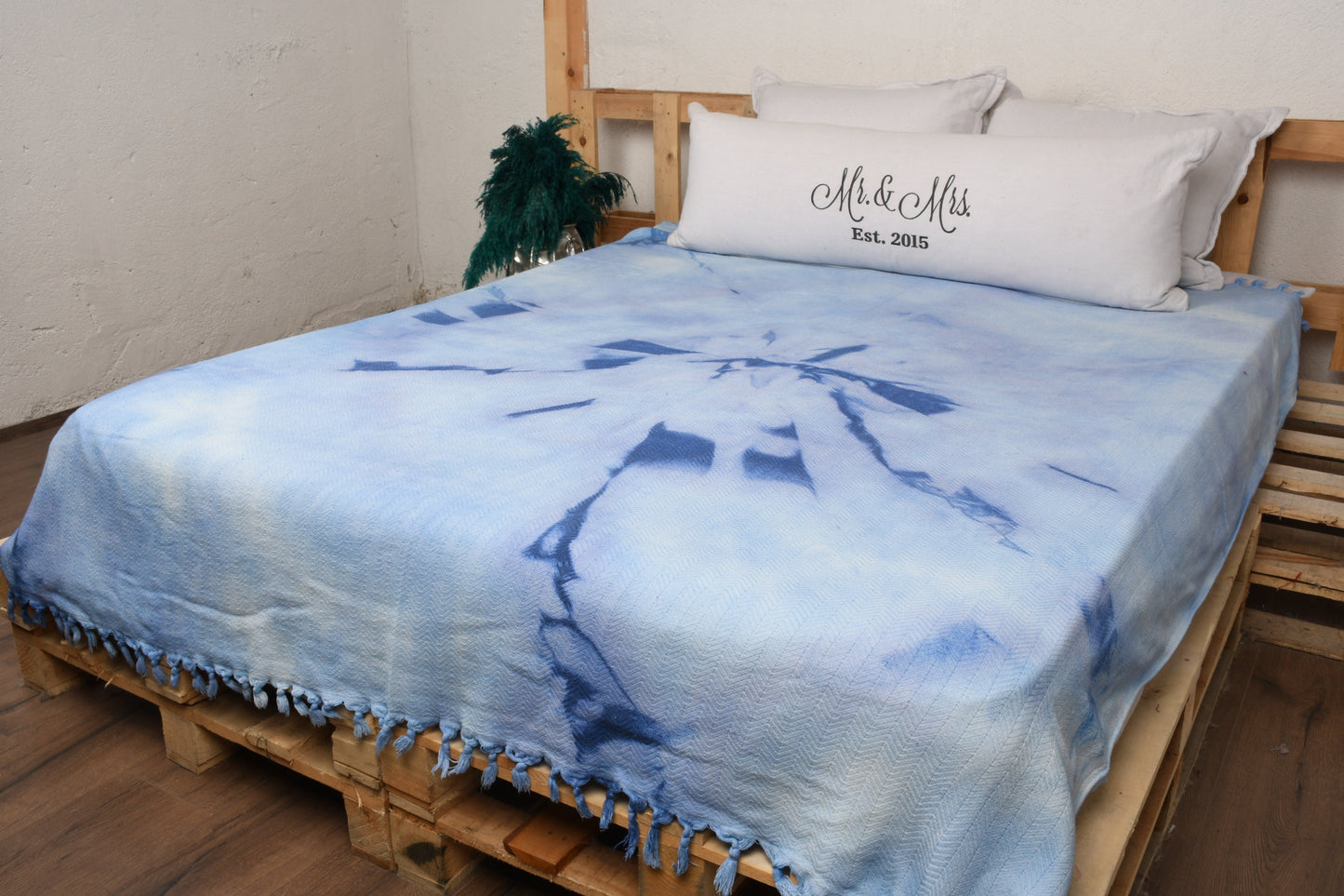 Home Decor Blanket, Winter Blanket, Large Towel, Chevron Tie Dye Blanket, 67x79 Inches Cotton Bedspread, Shower Curtain, Yoga Throw