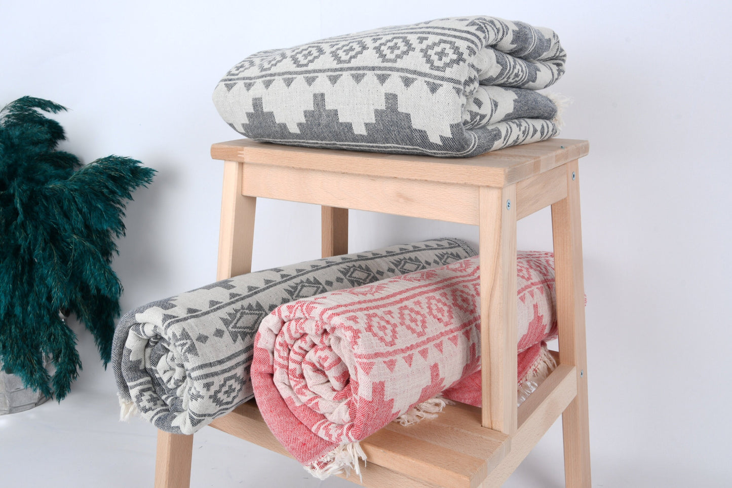 Turkish Blanket, Throw Blanket, Winter Blanket, Kilim Bedspread, 79x87 Inches Cotton Bedspread, Table Cover, Turkey Throw
