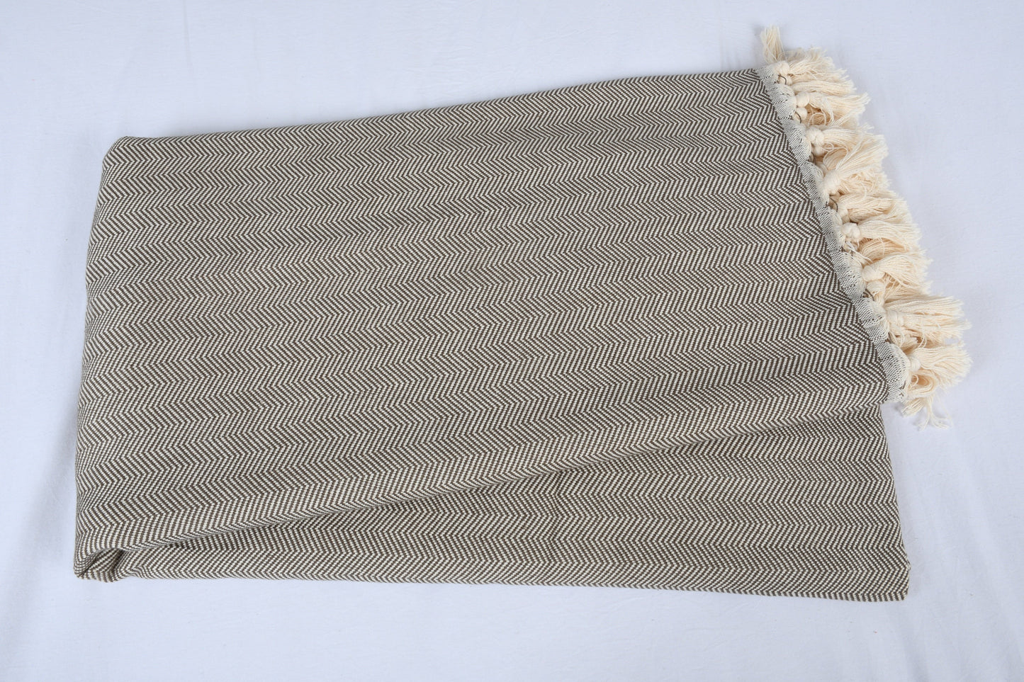 Turkish Blanket, Large Towel, Throw Blanket, Herringbone Bedspread, 79x99 Inches Cotton Throw, Bed Cover, Curtain Blanket, Beach Bedspread