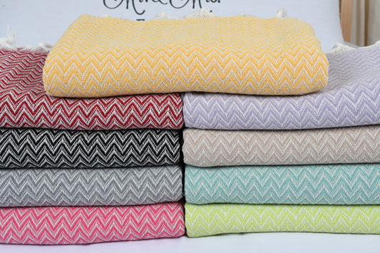 Wohndecke, Türkische Decke, Großes Handtuch, Chevron-Decke, 160x190 cm Baumwolldecke, Hochzeitsgeschenk-Decke, Geschenkdecke