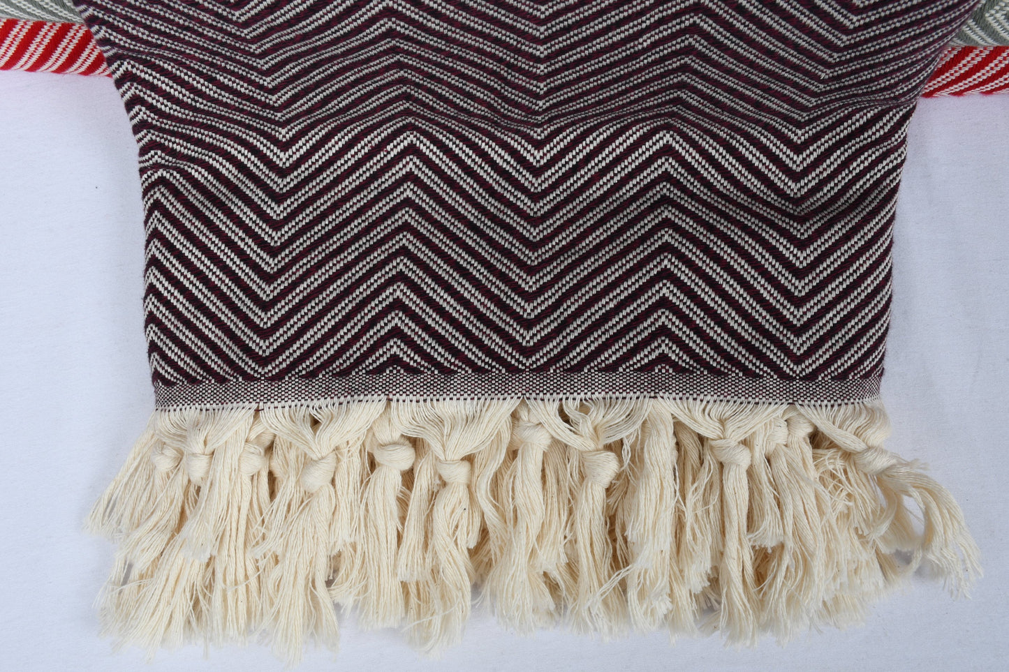 Large Towel, Winter Blanket, Turkish Blanket, Striped Bedspread, 79x91 Inches Cotton Blanket, Couch Cover, Oversize Blanket