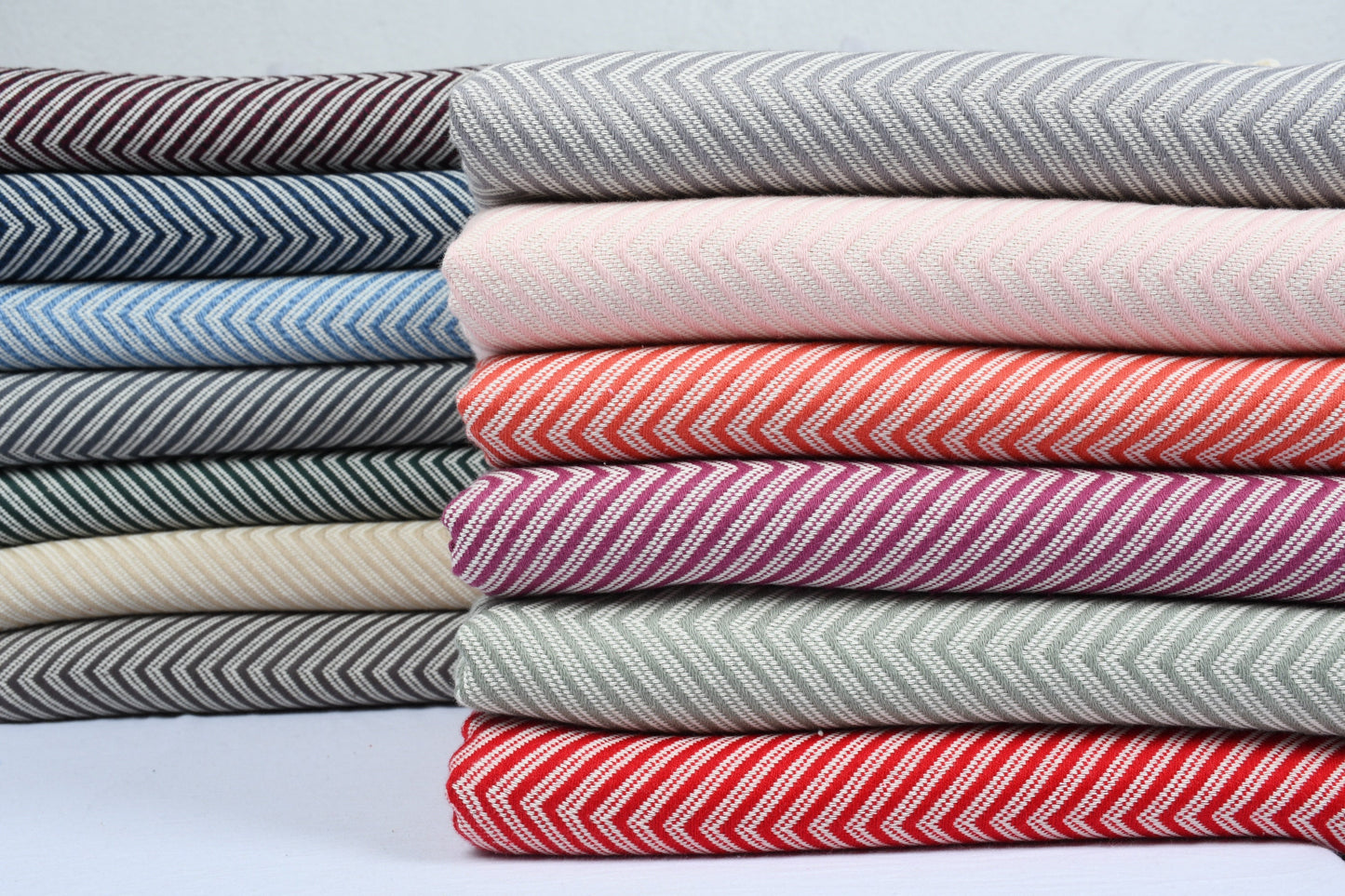 Large Towel, Winter Blanket, Turkish Blanket, Striped Bedspread, 79x91 Inches Cotton Blanket, Couch Cover, Oversize Blanket