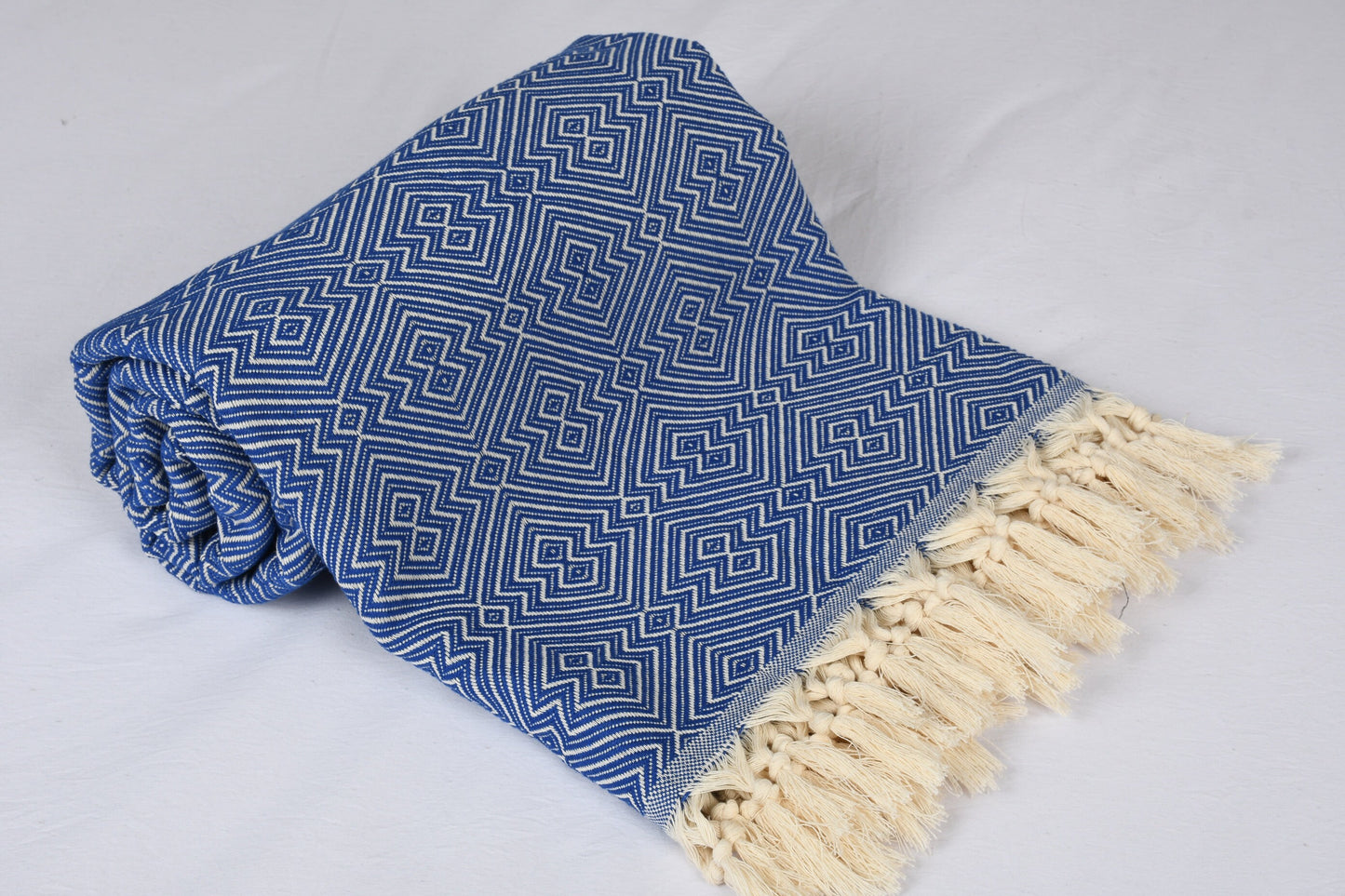 Wholesale Blankets, Turkish Blanket, Diamond Sax Blue Throw, 79x91 Inches Sofa Cover, Bulk Order Blanket, Oversize Throw, Warm Bedspread