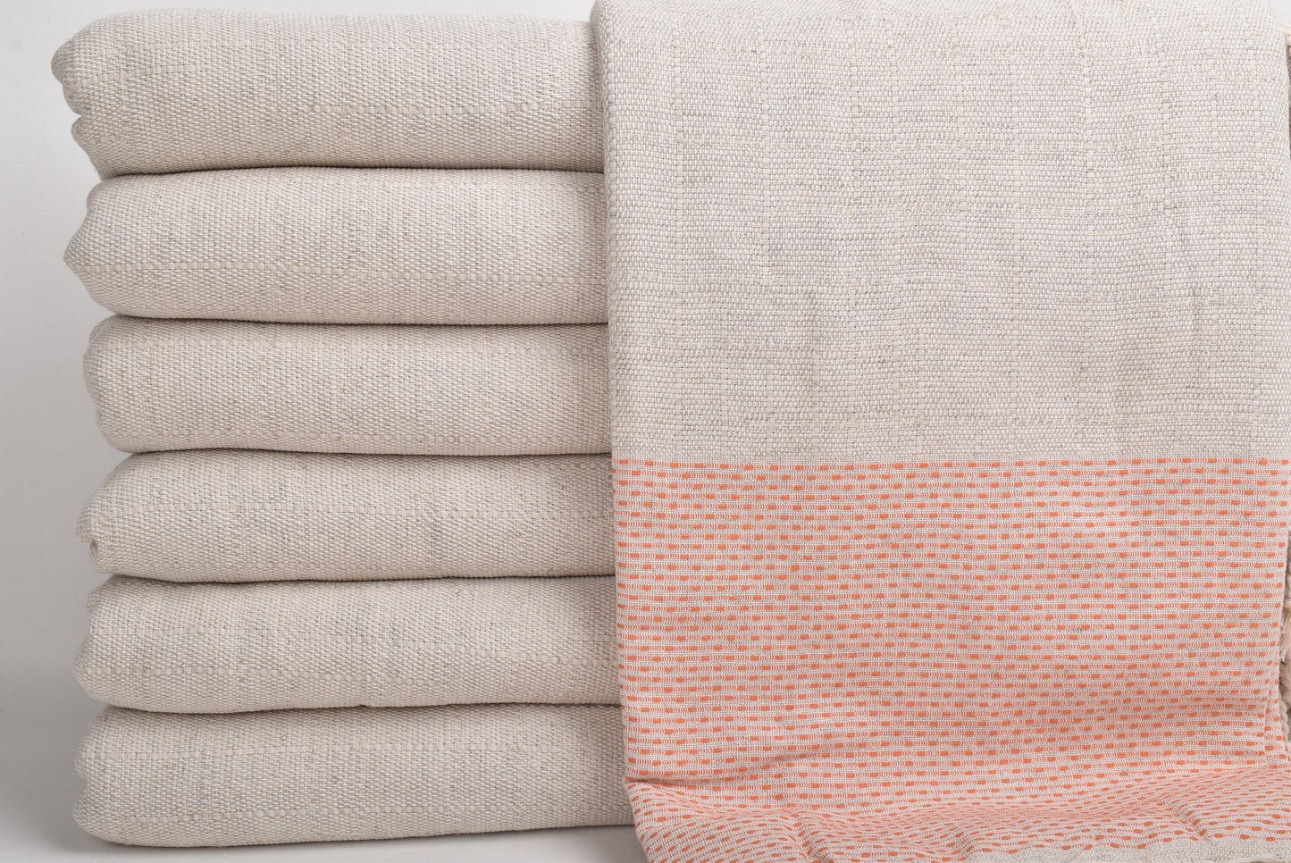 Wedding Gift Blankets, Couch Throw, Orange Blanket, Linen Bedspread, 95x95 Inches Shower Curtain, Picnic Bedcover, Turkey Blanket
