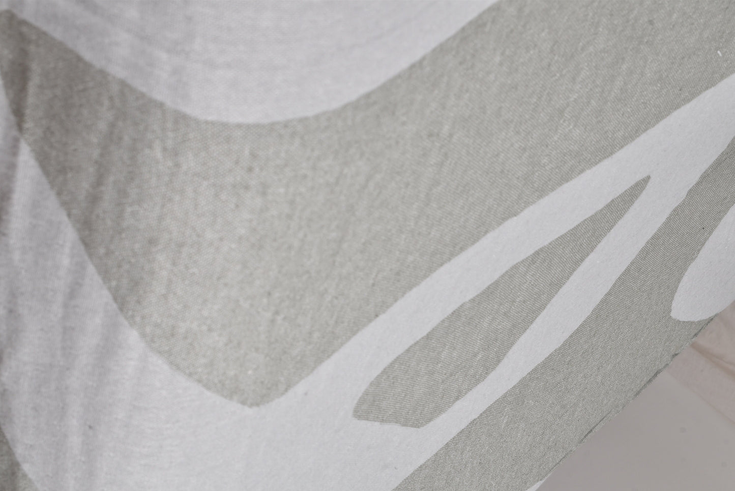 Organic Turkish Cotton Blanket: Khaki Green-Gray Honeycomb Bedspread