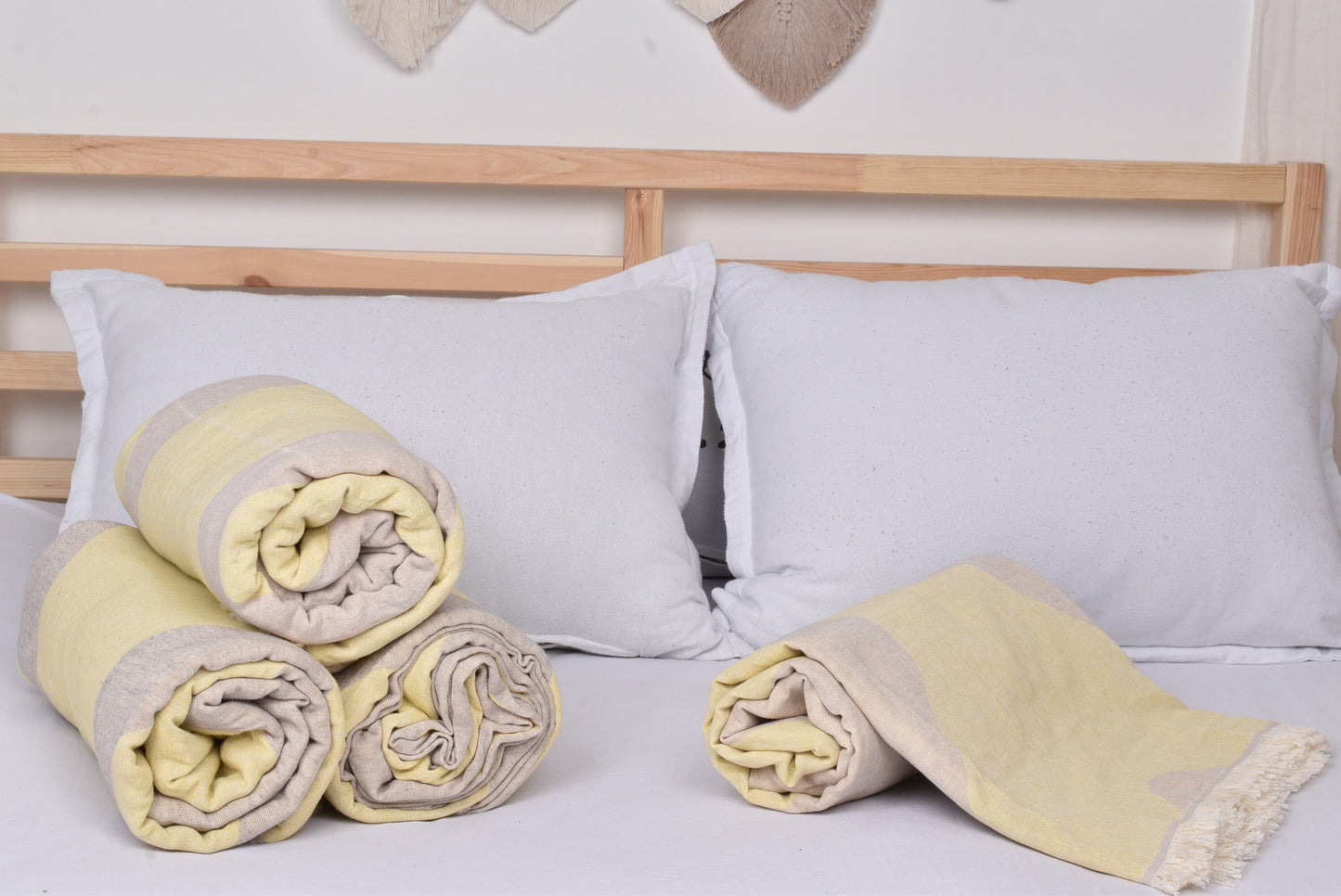 Personalized Throw, Large Towel, Light Brown-Yellow Blanket, Honeycomb Bedspread, 83x95 Inches Wedding Gift Blanket, Gift Bedspread