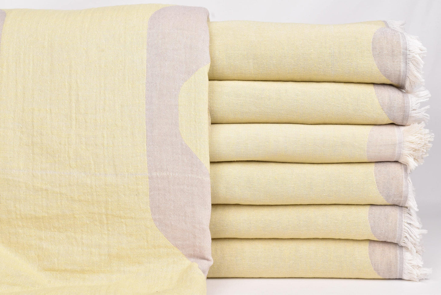 Personalized Throw, Large Towel, Light Brown-Yellow Blanket, Honeycomb Bedspread, 83x95 Inches Wedding Gift Blanket, Gift Bedspread