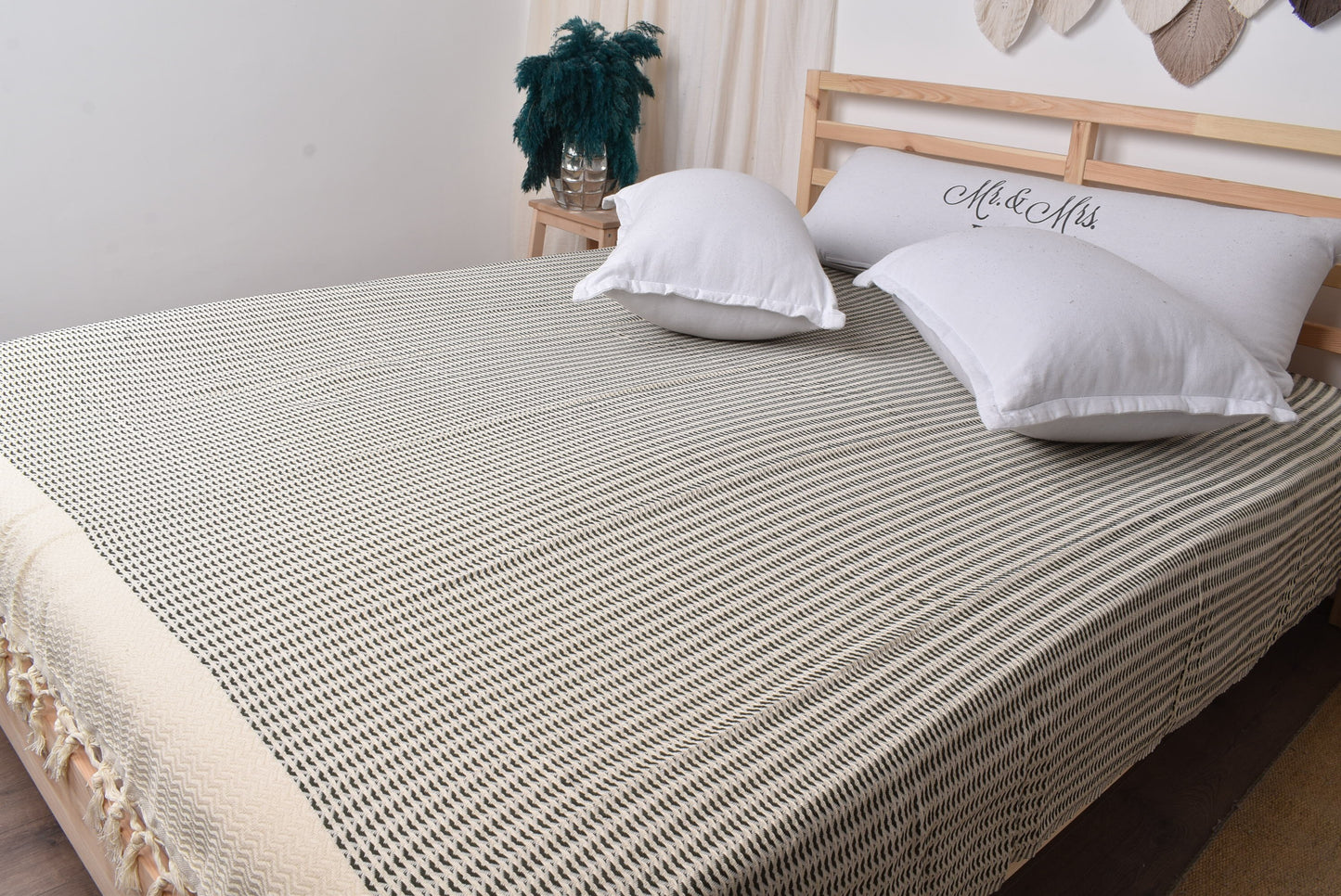 Wedding Gift Blankets, Beach Blanket, Khaki Green Bedcover, Diamond Bedspread, 75x89 Inches Wedding Gift Blanket, Designer Bedcover