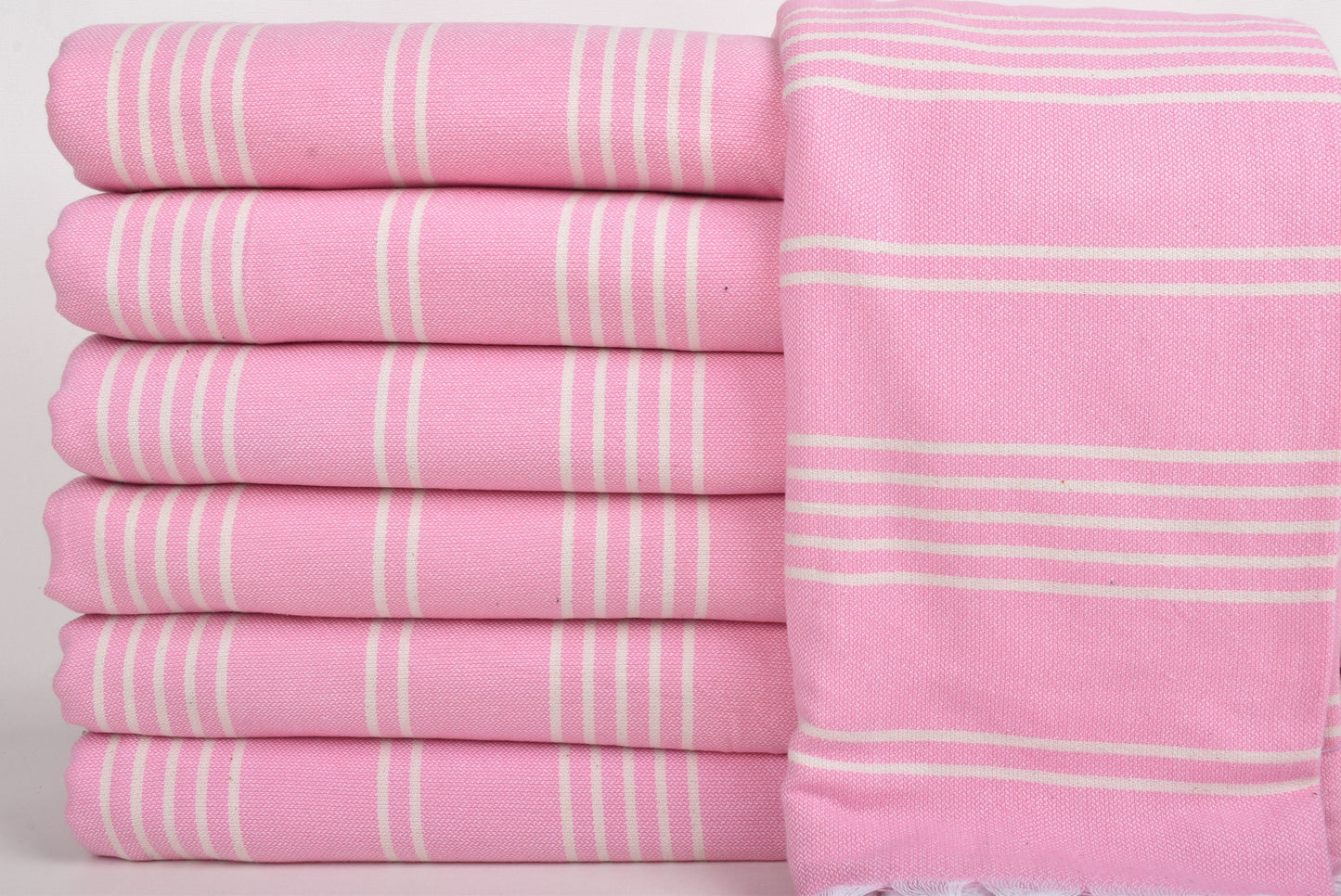 Large Towel, Wholesale Blankets, Pink Bedspread, Striped Bedspread, 71x95 Inches Bridesmaid Gift, Turkish Throw, King Size Blanket