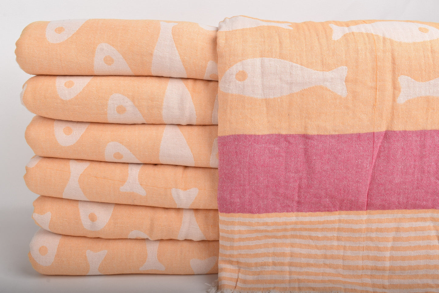 Home Decor Blanket, Turkish Blanket, Orange-Fuchsia Throw, Animal Print Bedspread, 77x91 Inches Shower Curtain, Wholesale Bedspread