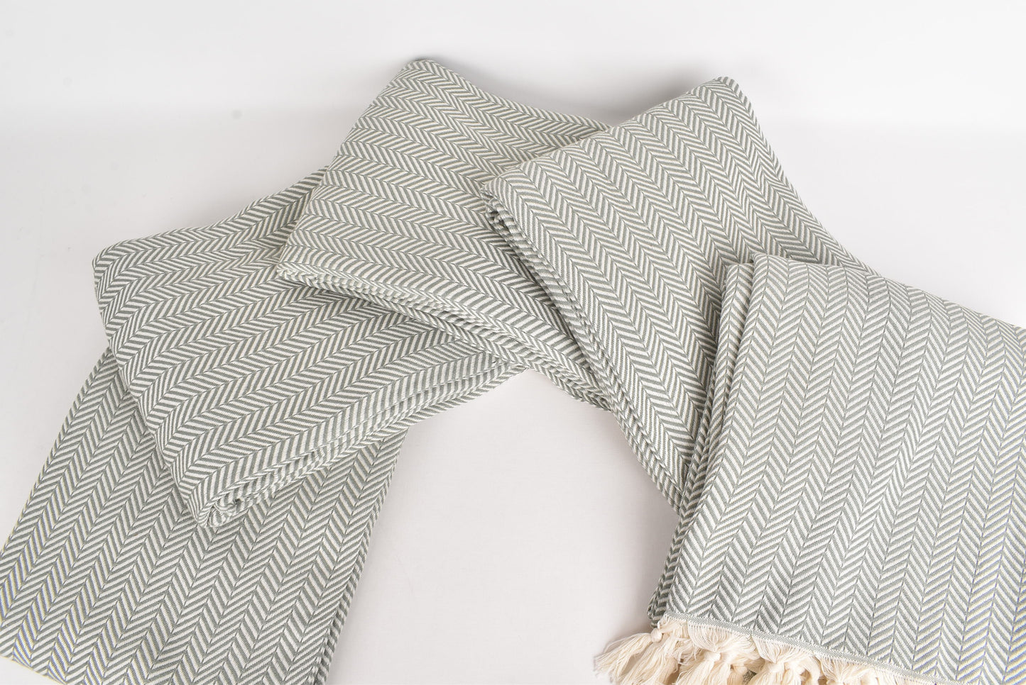 Wholesale Blankets, Wedding Gift Blankets, Light Khaki Green Bedspread, Chevron Blanket, 75x91 Inches Bridesmaid Gift