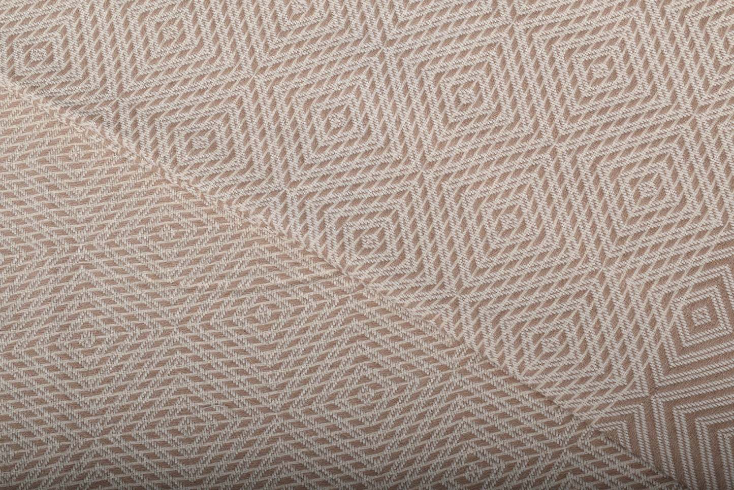 Large Towel, Sofa Blanket, Light Brown Blanket, Diamond Blanket, 79x91 Inches Table Cover, Turkey Blanket, Designer Throw, Organic Blanket