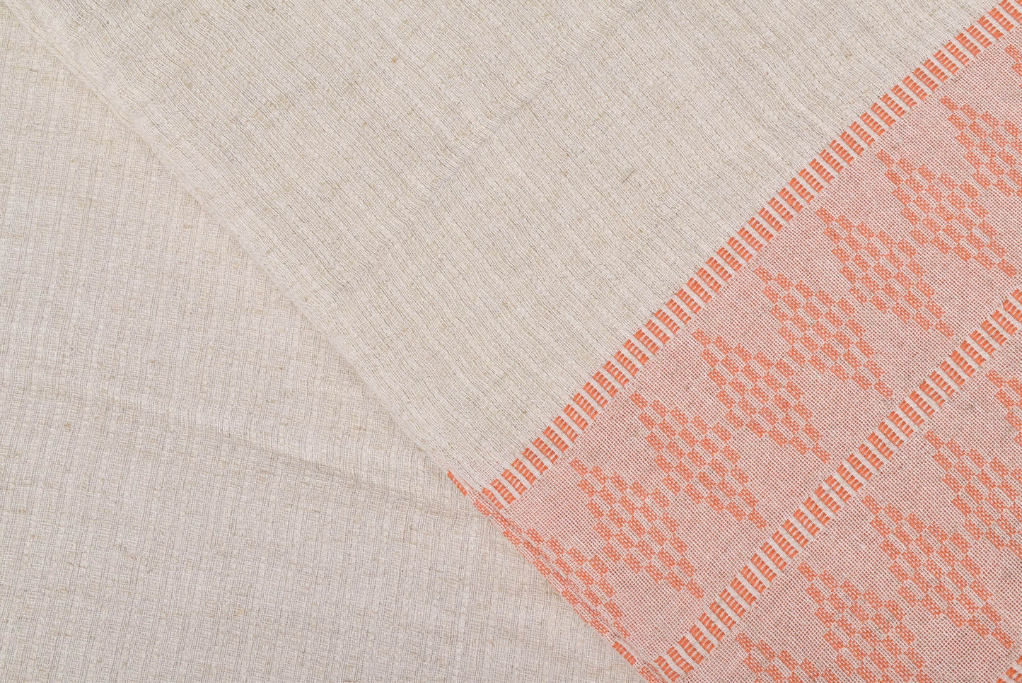 Personalized Blanket, Personalized Gifts, Orange Blanket, Kilim Design Blanket, 87x99 Inches Linen Bedspread, Wedding Gift Blanket